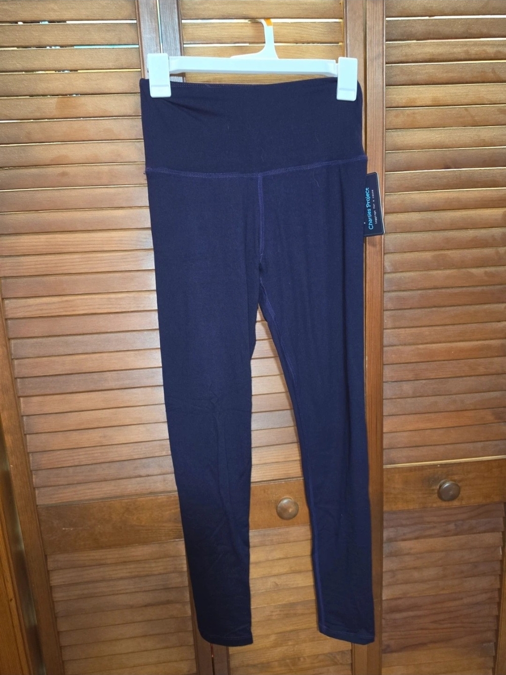 High-Waist Leggings in Purple